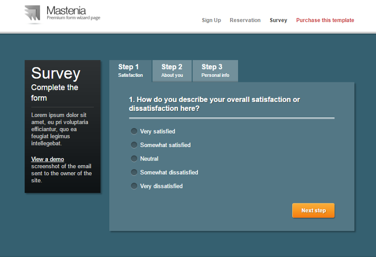 Mastenia HTML5 Template