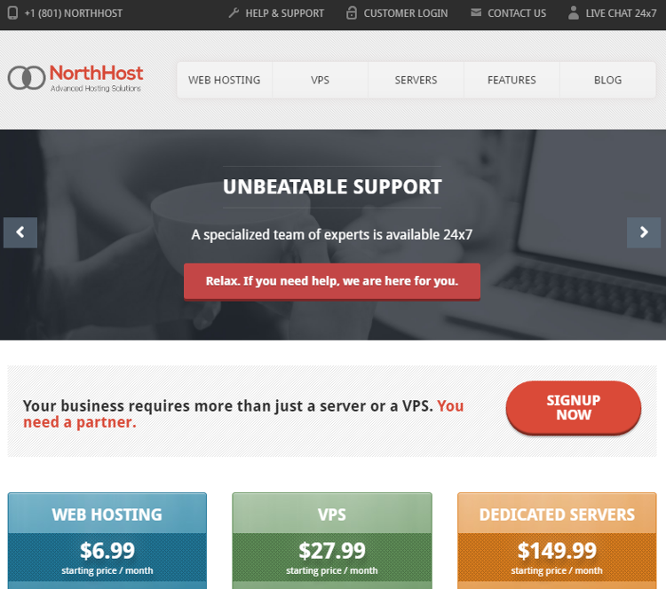 North Host HTML5 Template North Host HTML5 Template
