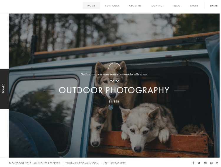 Outdoor HTML5 Template Outdoor HTML5 Template