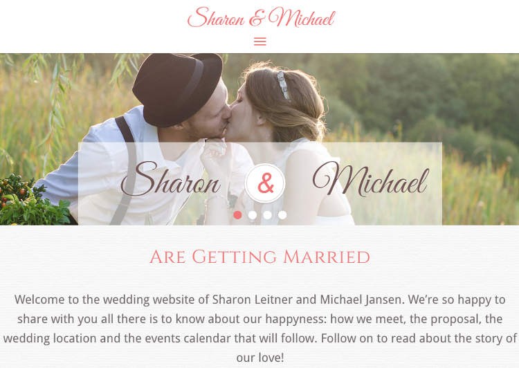 Wedding Bliss HTML5 Template