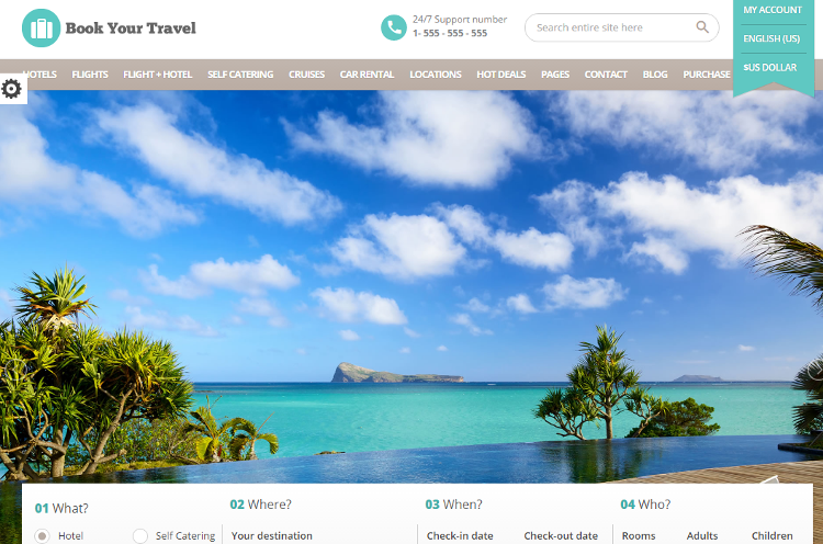 Book Your Travel HTML5 Template