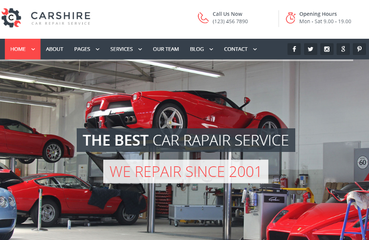 Car Shire HTML5 Template