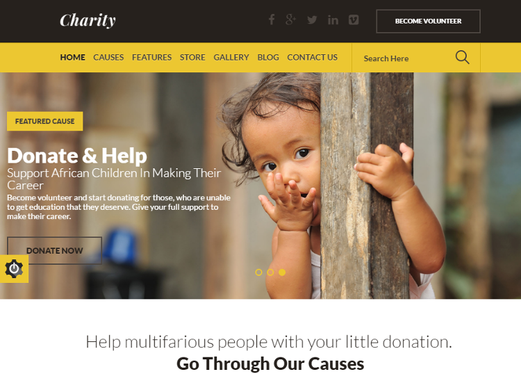 Charity HTML5 Template