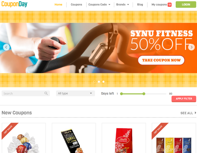 CouponDay HTML5 Template CouponDay HTML5 Template