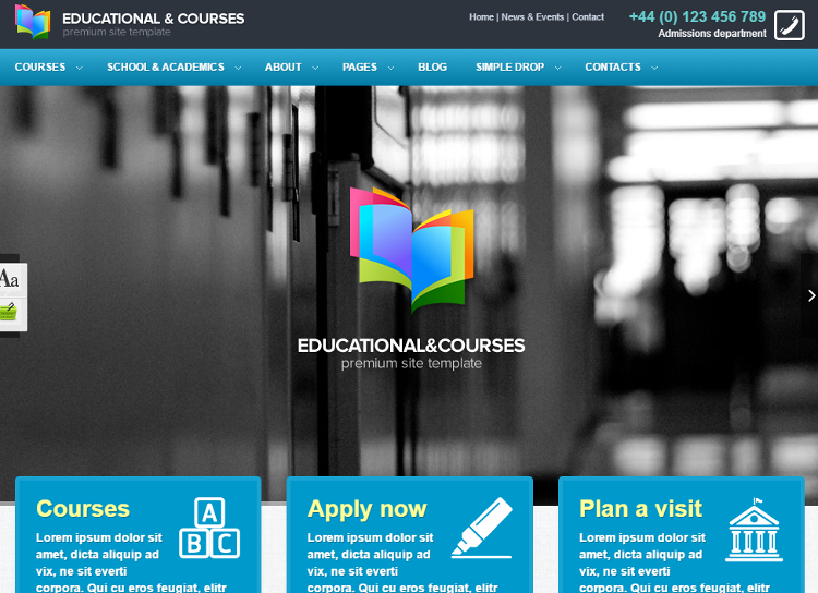 EDU HTML5 Template