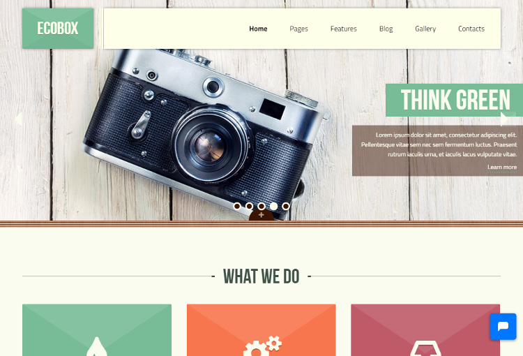 Ecobox HTML5 Template Ecobox HTML5 Template
