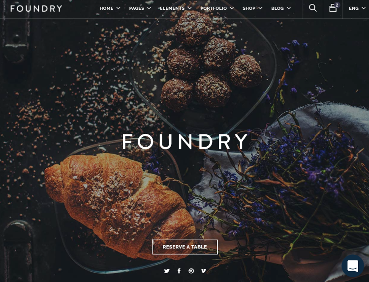 Foundry Restaurant HTML5 Template Foundry Restaurant HTML5 Template