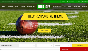 Top 5 Sports Club Website, Football, Soccer HTML5 Templates