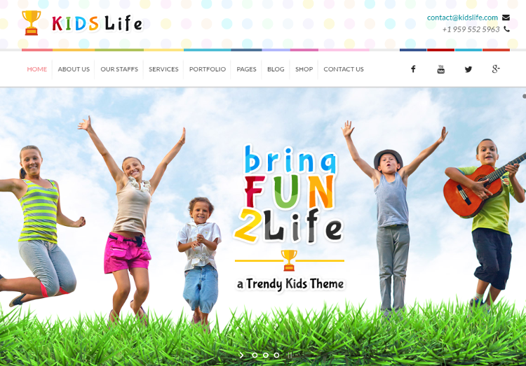 Kids Life HTML5 Template Kids Life HTML5 Template