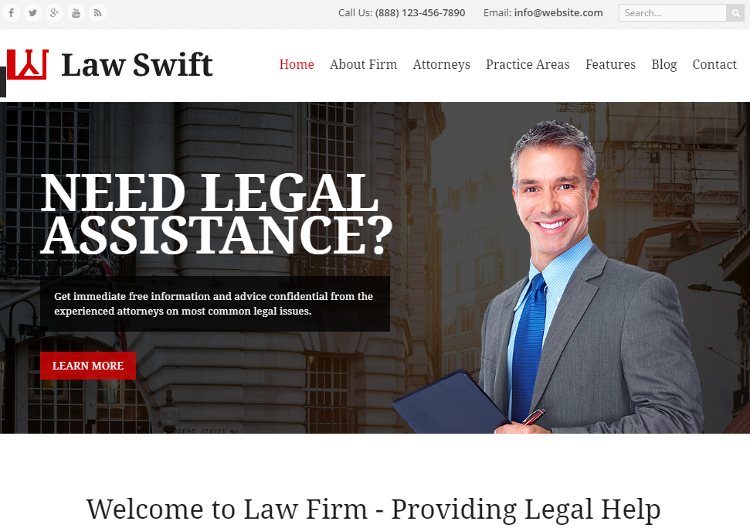 Law Swift HTML5 Template Law Swift HTML5 Template
