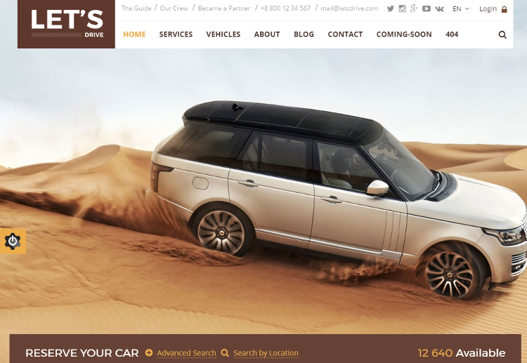 Let’s Drive HTML5 Template Let’s Drive HTML5 Template