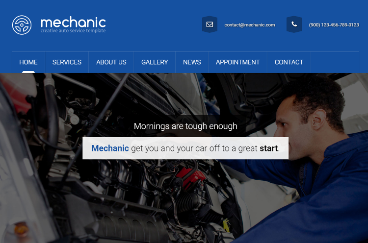 Mechanic HTML5 Template