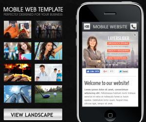 Top 5 Mobile Site, Smartphone Website HTML5 Templates