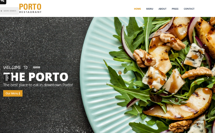 Porto Restaurant HTML5 Template Porto Restaurant HTML5 Template