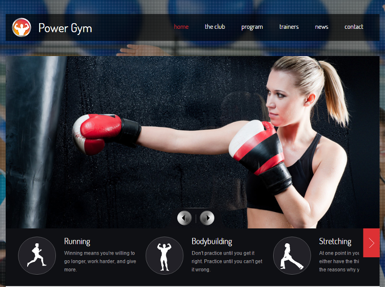 Power Gym HTML5 Template