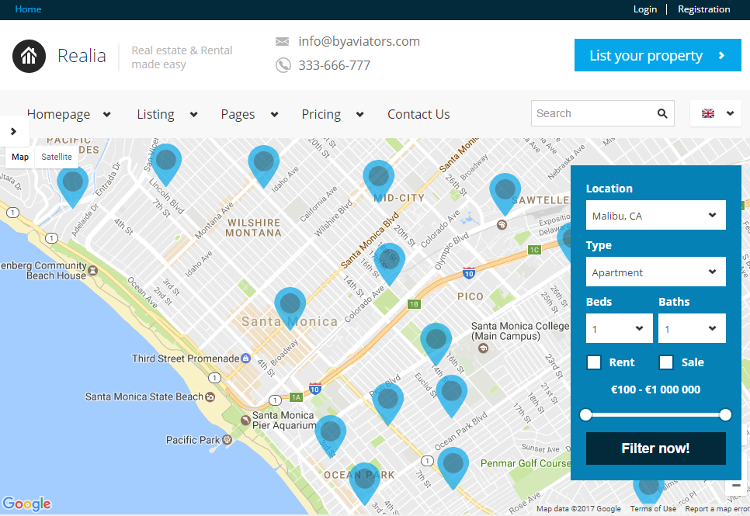 Realia HTML5 Template