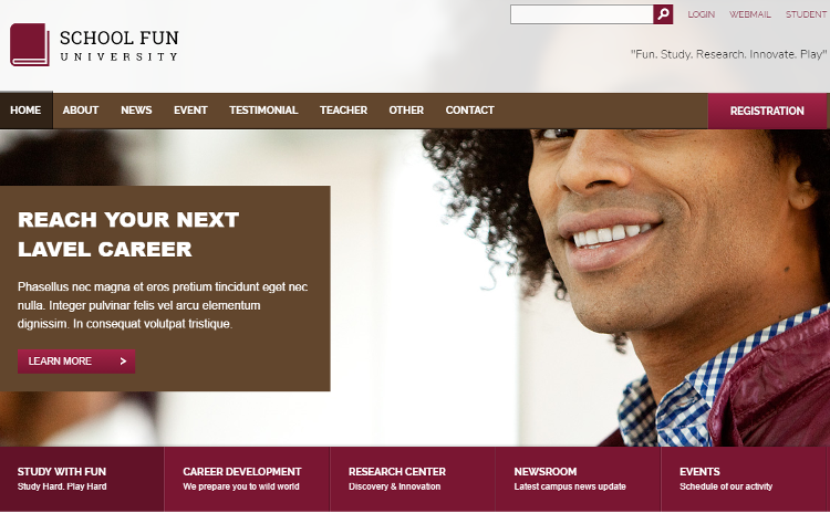 Schoolfun HTML5 Template