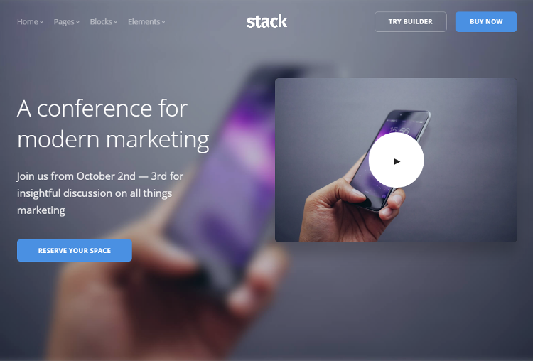 Stack Event HTML5 Template Stack Event HTML5 Template
