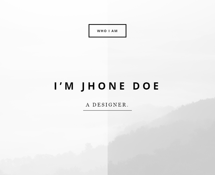Who I am HTML5 Template Who I am HTML5 Template