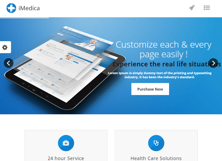 iMedica HTML5 Template
