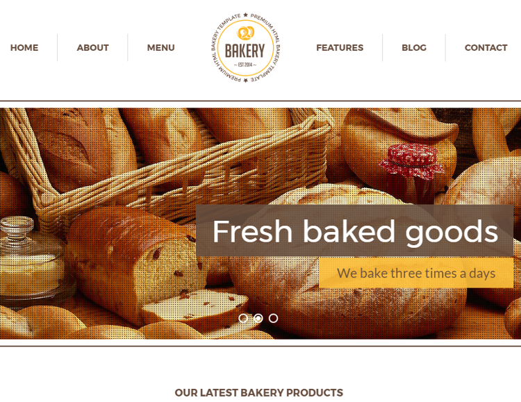 Bakery HTML5 Template