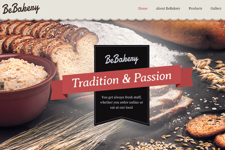 BeTheme Bakery HTML5 Template
