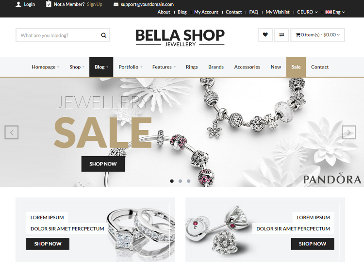 Bella Jewelry HTML5 Template