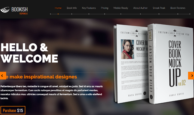 Bookish HTML5 Template