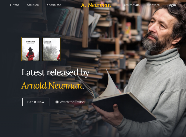 Canvas Writer HTML5 Template