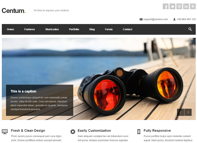 Centum Drupal Theme Centum Drupal Theme