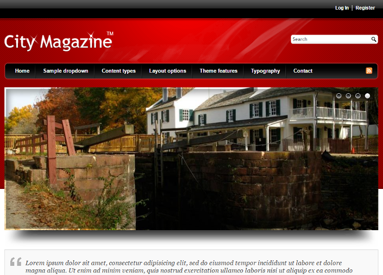 City Magazine Drupal Theme City Magazine Drupal Theme