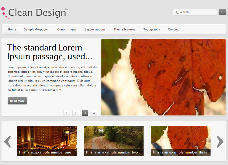 Clean Design Drupal Them Clean Design Drupal Them