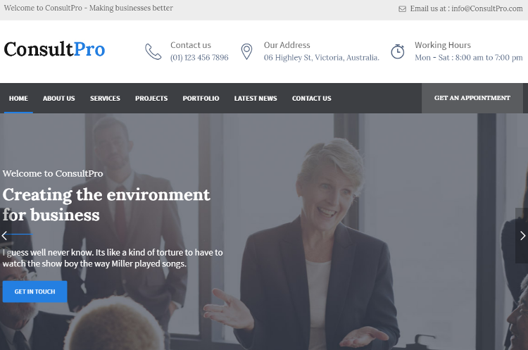 ConsultPro Consulting HTML5 Template ConsultPro Consulting HTML5 Template