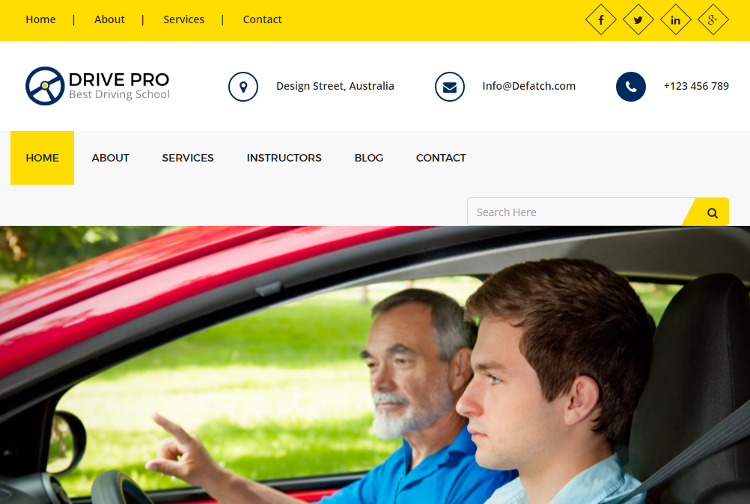 Drive Pro HTML5 Template