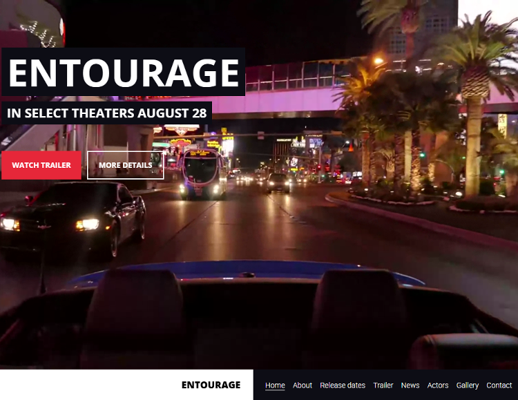 top 5 movie cinema film production website html5 templates film production website template