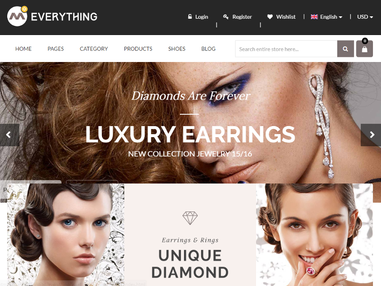 Everything Store Jewelry HTML5 Template