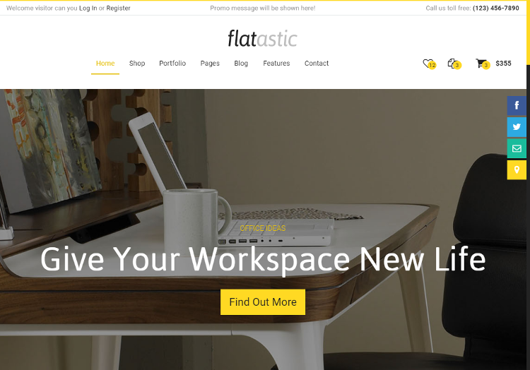 Flatastic HTML5 Template