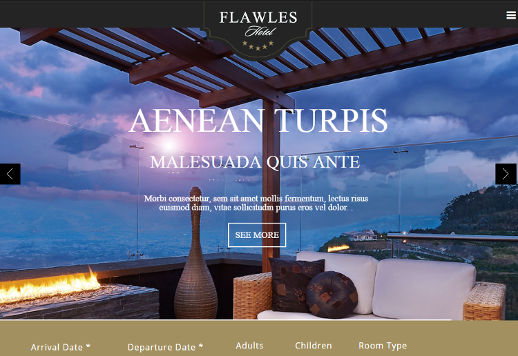 FlawlesHotel Drupal Theme