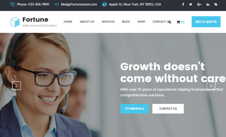 Fortune Consulting HTML5 Template Fortune Consulting HTML5 Template