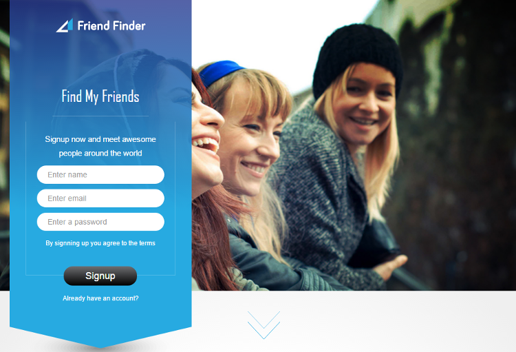 Friend Finder HTML5 Template Friend Finder HTML5 Template