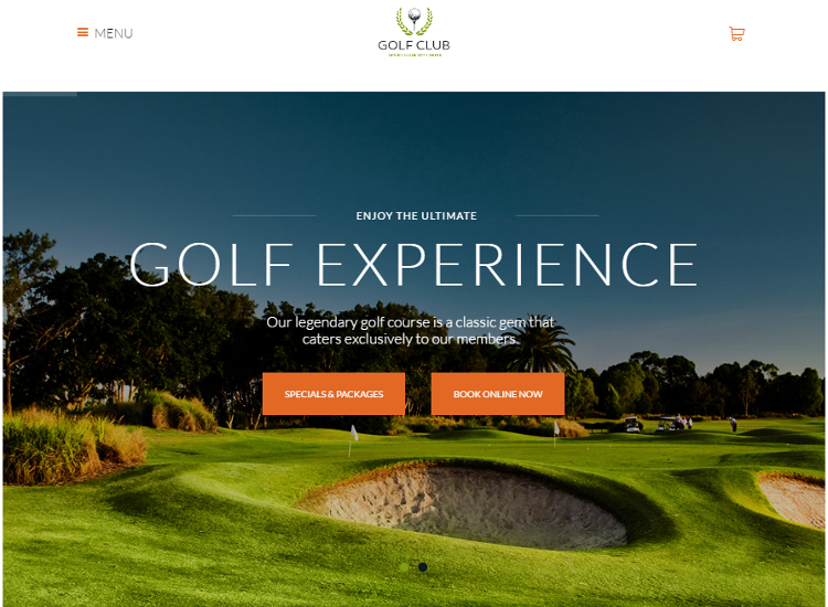 Top 5 Golf Website, Country Club, Golfing HTML5 Templates