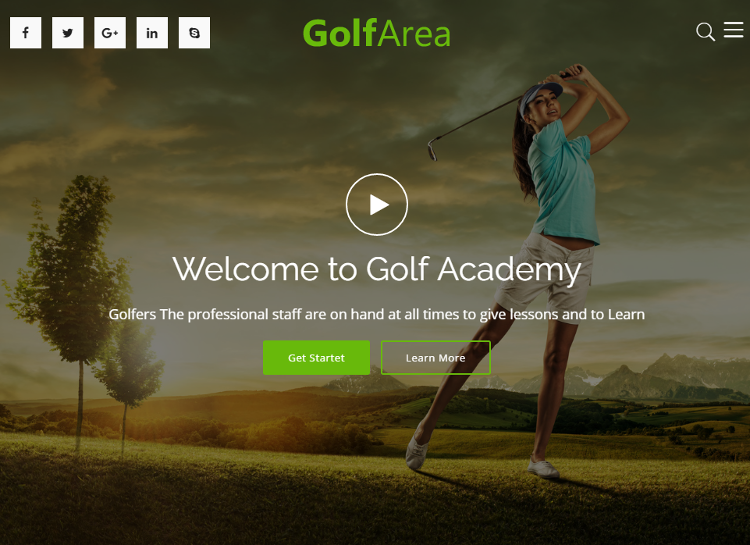 Top 5 Golf Website, Country Club, Golfing HTML5 Templates