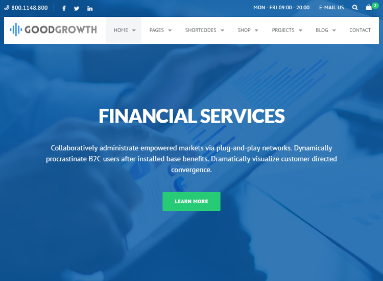 GoodGrowth HTML5 Template