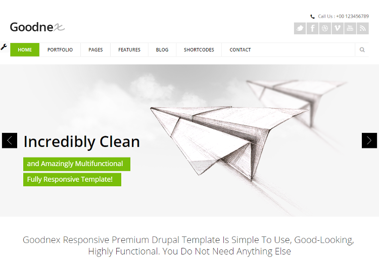 Goodnex Drupal Theme Goodnex Drupal Theme