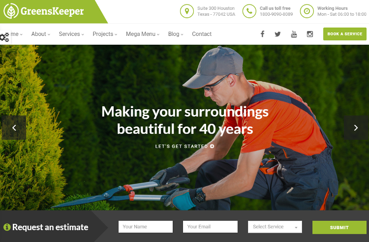 GreensKeeper HTML5 Template GreensKeeper HTML5 Template