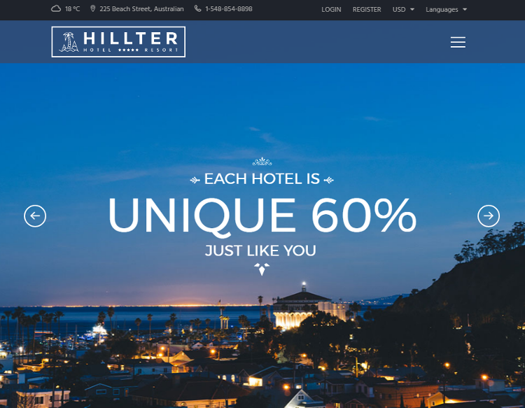 Hillter Drupal Theme