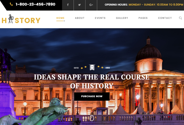 History HTML5 Template History HTML5 Template