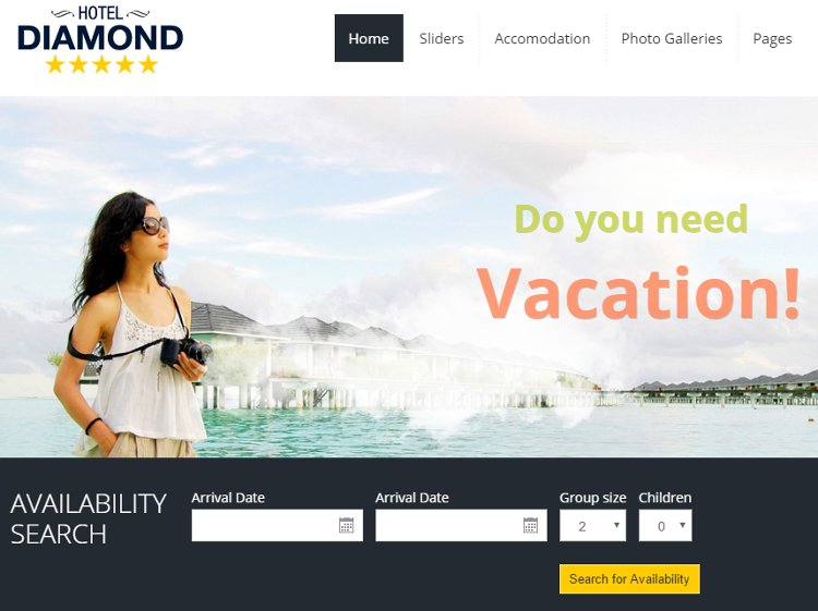 Hotel Diamond Drupal Theme