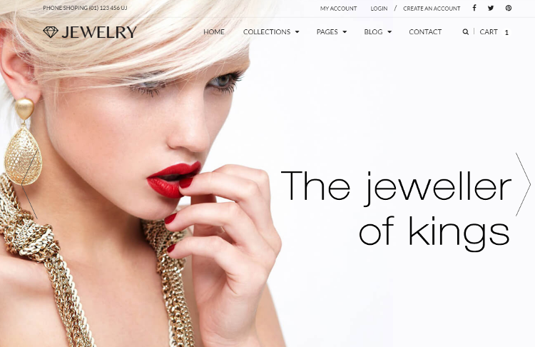 Jewelry HTML5 Template