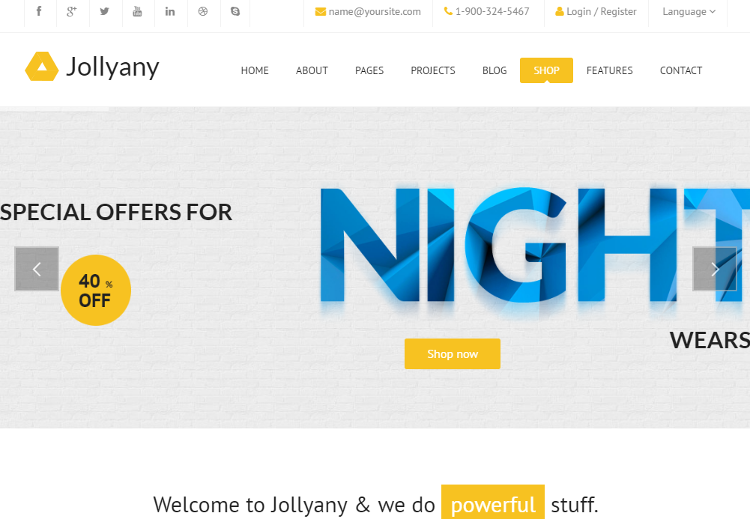 Jollyany Shop Drupal Theme